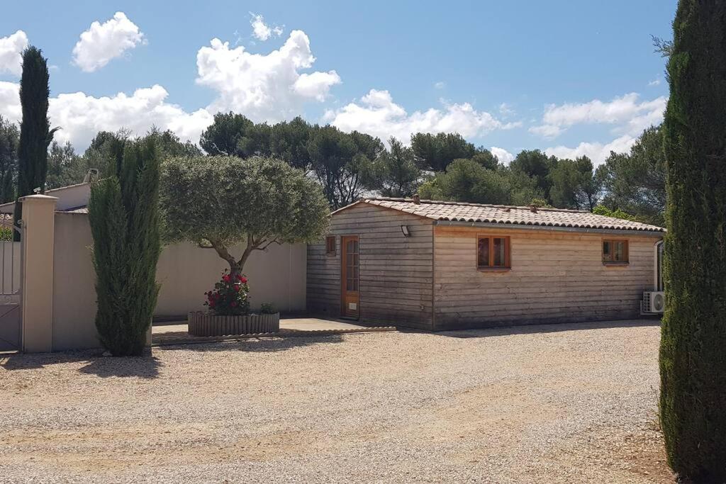 Chalet De Charme Climatise Sur La Route Du Ventoux Carpentras Exterior foto